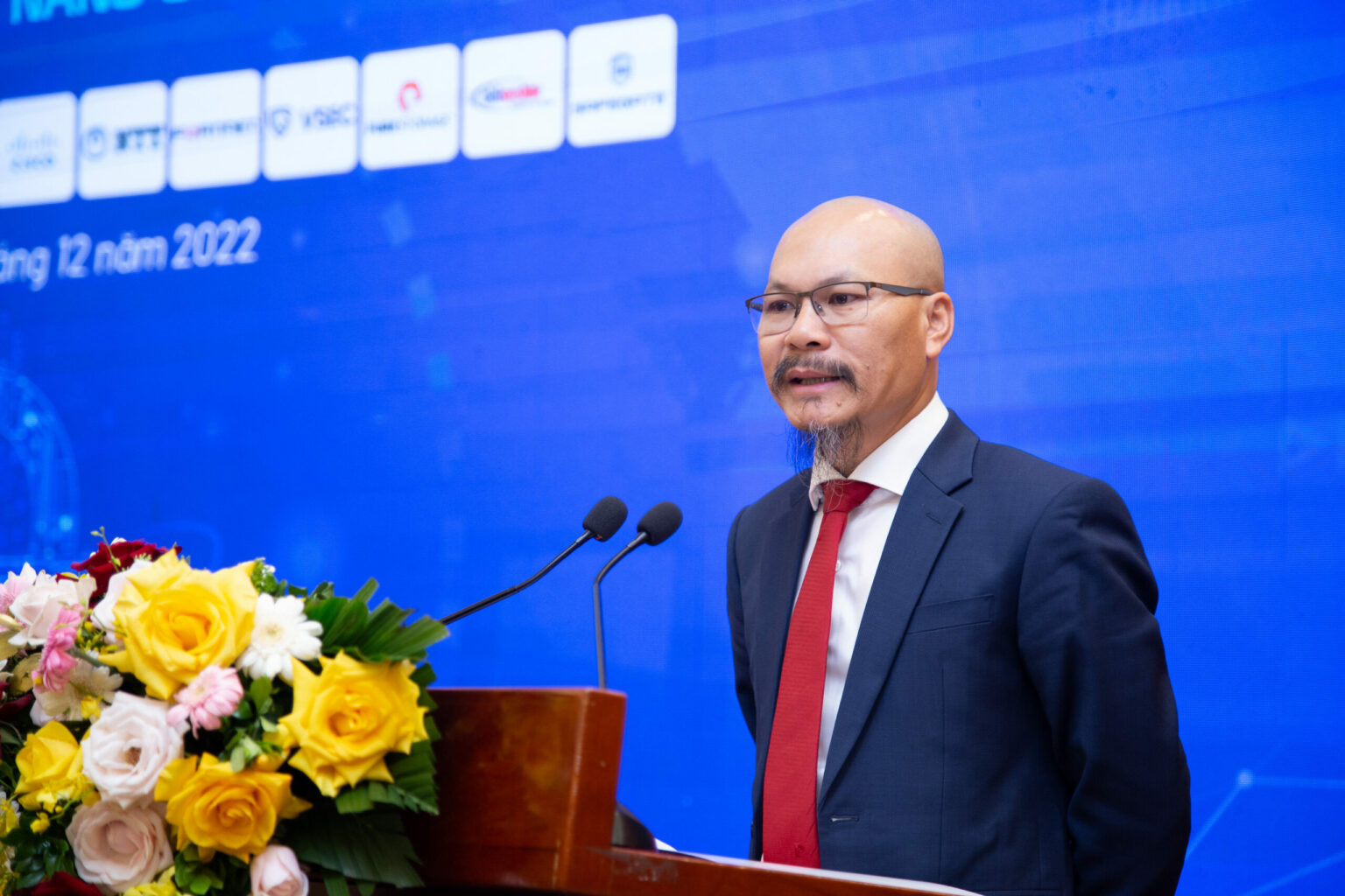 Mr. Lu Thanh Long - MISA Chairman of Directors gave the opening speech